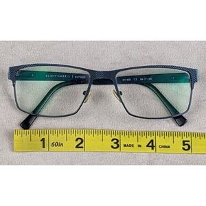 Scott Harris Frames Eyeglasses SH-458 Metal Green Europa Eyewear Rectangular